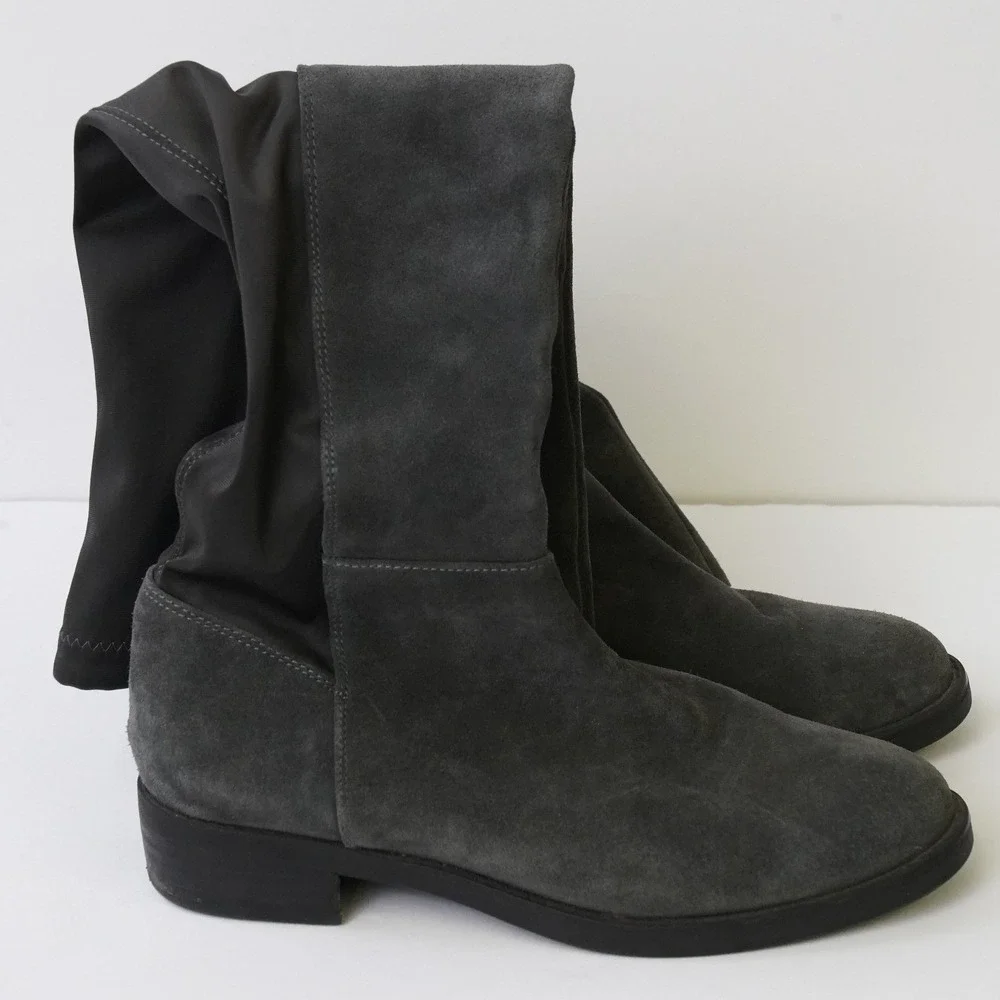 Blondo, Sierra Grey Suede Waterproof Tall Over the Knee‎ Boots 9.5M B5884-615